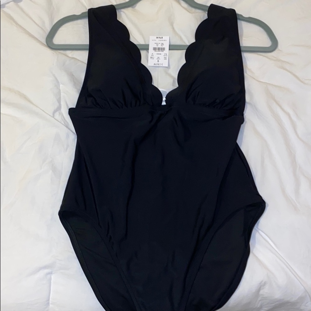 J. Crew black one piece